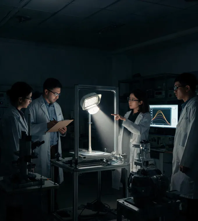 Lighting engineering team